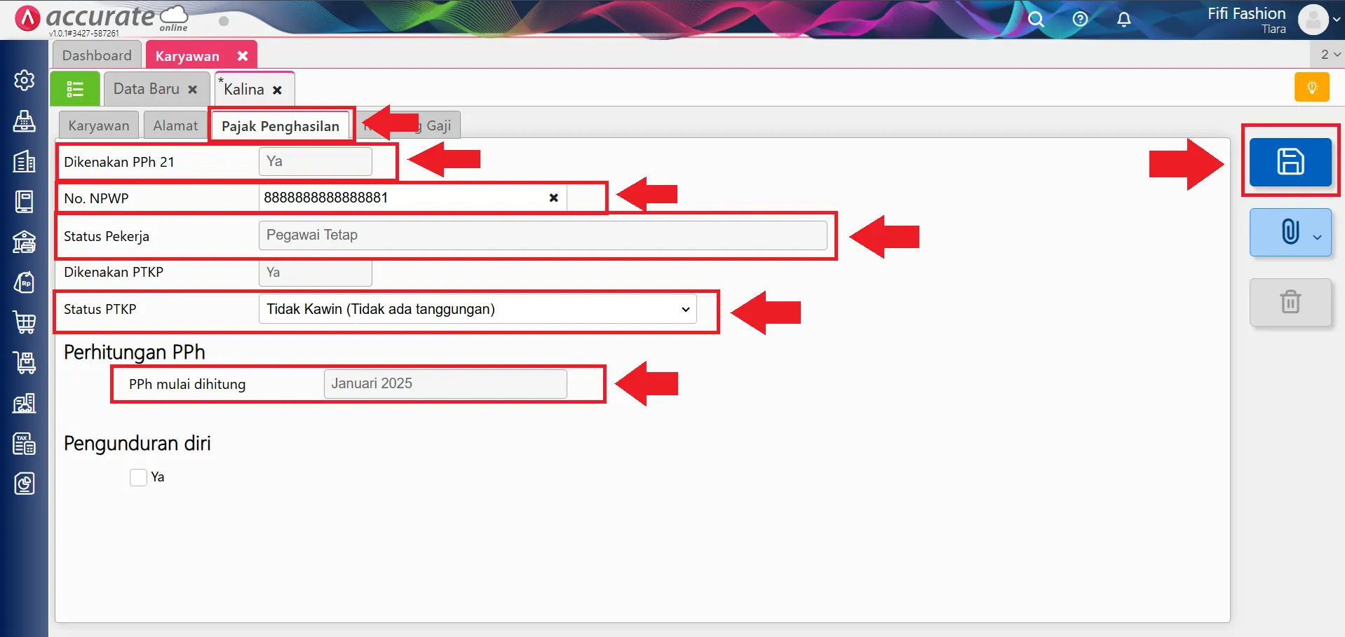 Catat & Hitung PPh 21 Desember Karyawan Tetap
